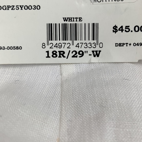 LAUREN Ralph Lauren Kids Linen Suit Pants Size 18R - Picture 4 of 10